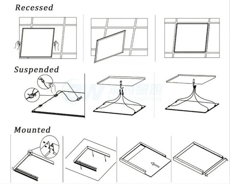 suspended ceiling light diffuser