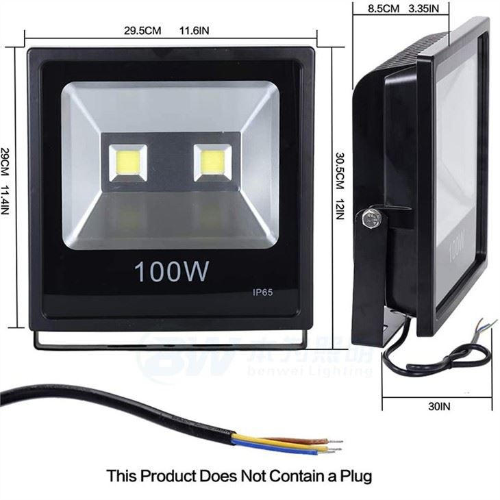LED Remote Controlled Spotlight Floodlight
