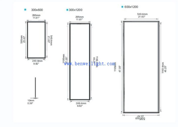 Recessed Led Panel Ceiling Light