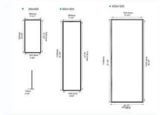 2 کی طرف سے 4 چھت روشنی پینل