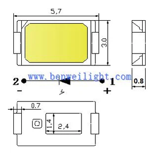 5730 سرفیس ماڈیول لیڈ چپ