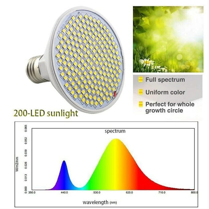 200300 LED E27 full spectrum Plant Grow Light