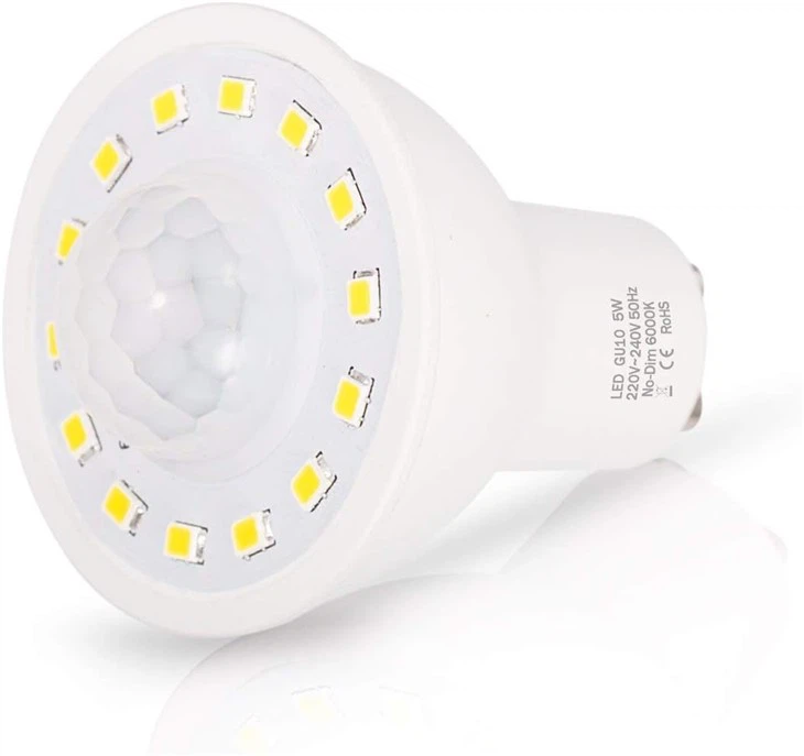 LED اسمارٹ موشن سینسر لائٹ بلب GU10