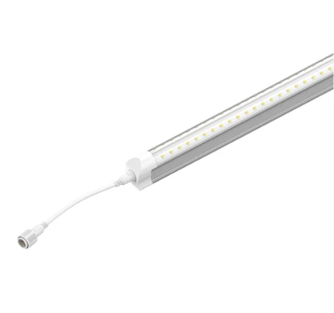 T8 LED فریزر/کولر ٹیوب لائٹ V شکل 6ft 40W 5000k کلیئر