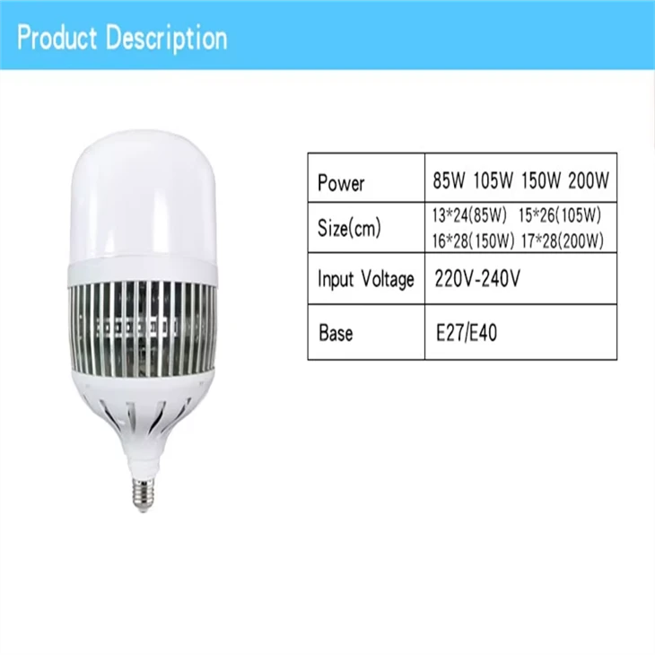 E27 6500K 230V,LEDBulb 6W, Cool Day Light factory
