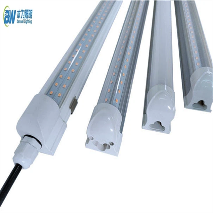 5-25W T8 Waterproof LED Tube Lights (IP65) – Clear/Milky/Frosted Cover, T5/T6 Compatible high quality