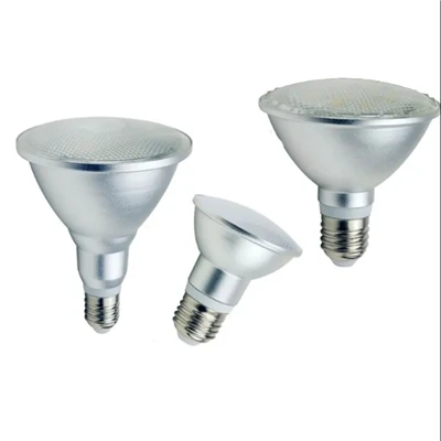 12W ڈیمبل IP65 ہائی لیمنس ایلومینیم E27 پار 38 بلب
