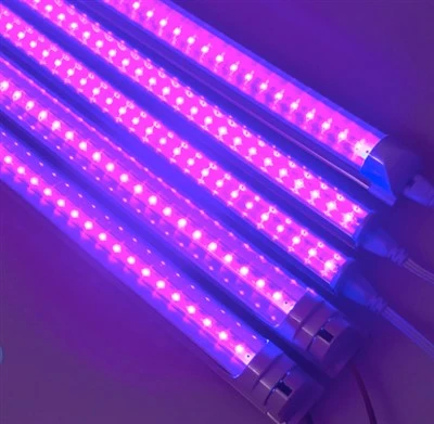 10W 60CM 395NM UV انٹیگریٹڈ T8 LED ٹیوب