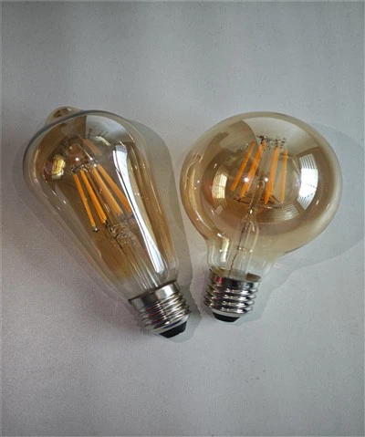 E14 G45 ایل ای ڈی موم بتی بلب: 6W گرم سفید 360 ڈگری صاف ستھرا فلامانٹ