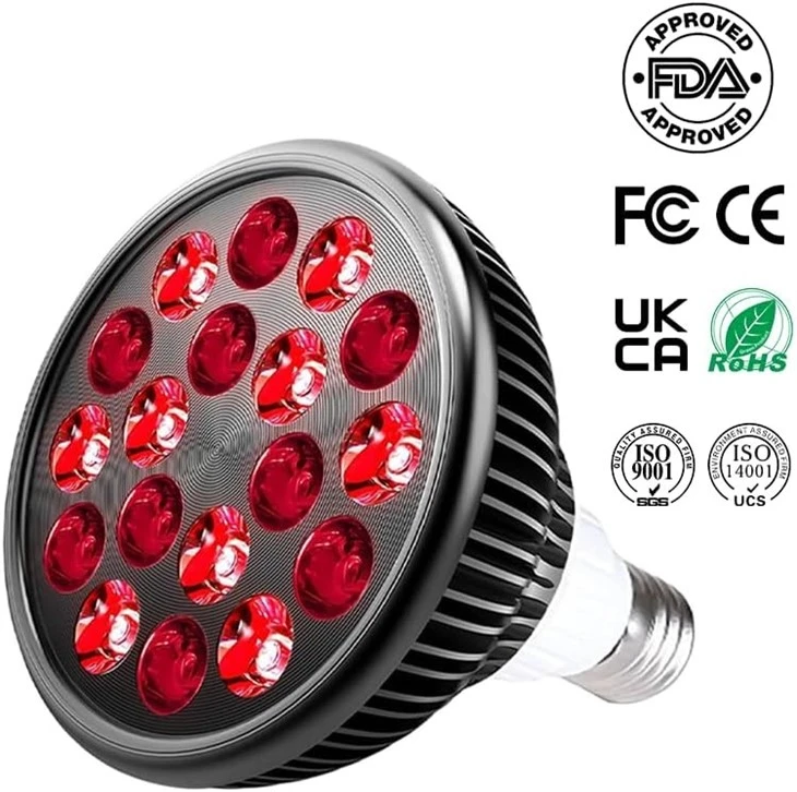 660nm Light Therapy Bulb 18 High-Power LEDs best