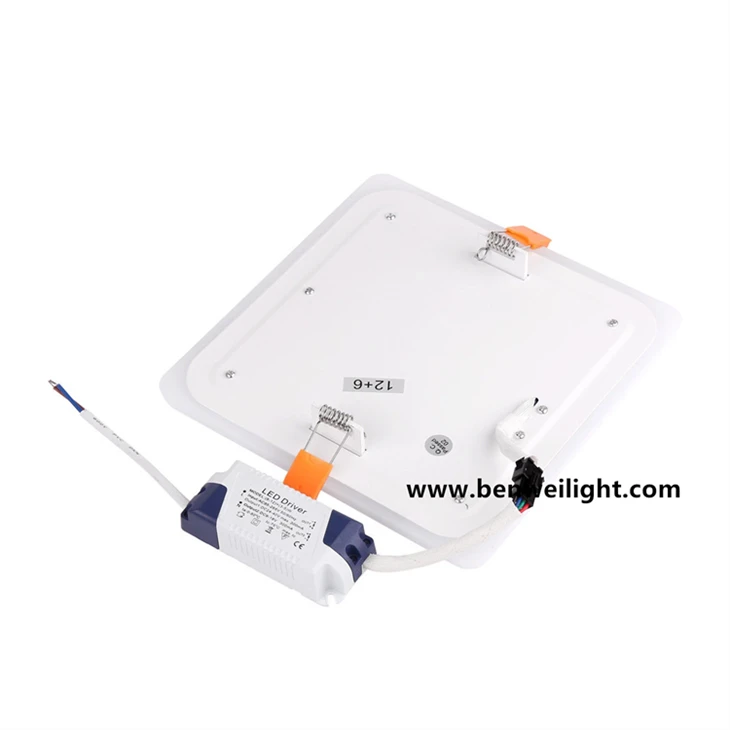 White/RGB Dual-Color LED Recessed Panel Downlight: Ceiling Spot Light best